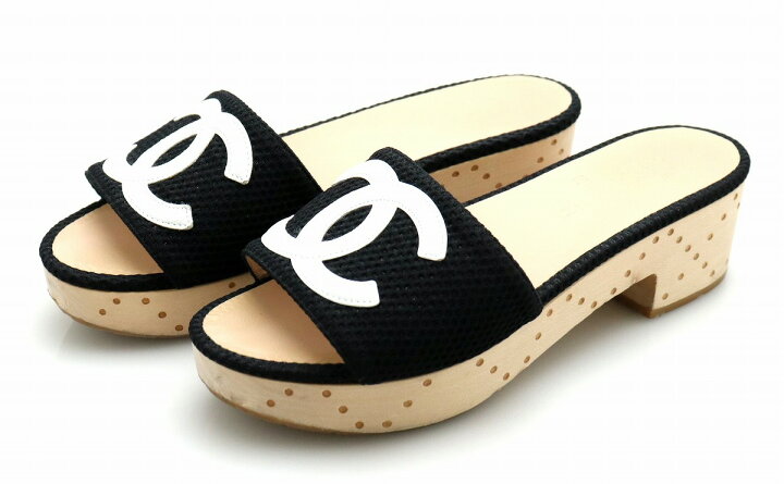 楽天市場】【靴】CHANEL シャネル ココマーク サンダル ハイヒール  