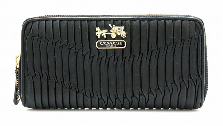 楽天市場】【財布】COACH コーチ マディソン ギャザード ツイスト 