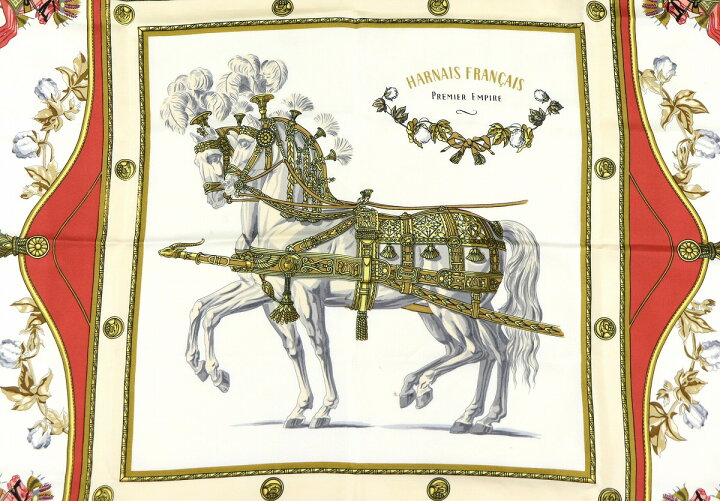 楽天市場】【アパレル】HERMES エルメス カレ90 スカーフ 大判スカーフ  