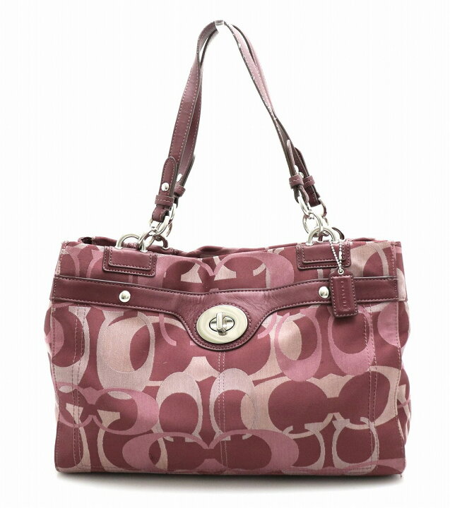 楽天市場】【バッグ】COACH コーチ オプティック シグネチャー トート 