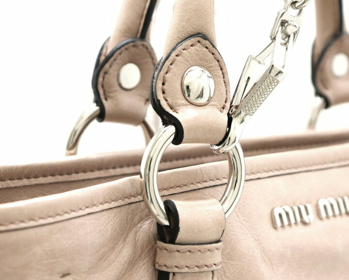 楽天市場】【バッグ】Miu Miu ミュウ ミュウ ミュウミュウ 