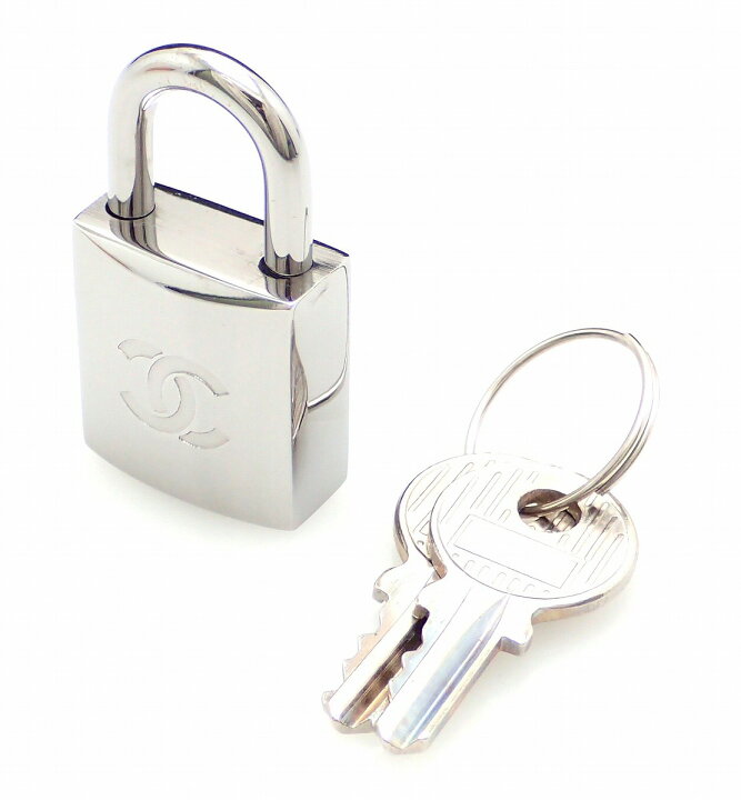 楽天市場】CHANEL シャネル カギ カデナ パドロック 南京錠 キー2つ  