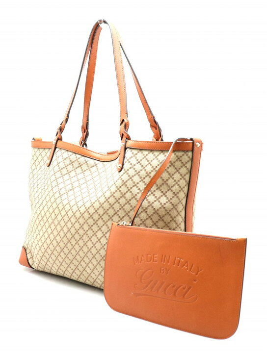 楽天市場】【バッグ】GUCCI グッチ ディアマンテ トートバッグ カーキ 