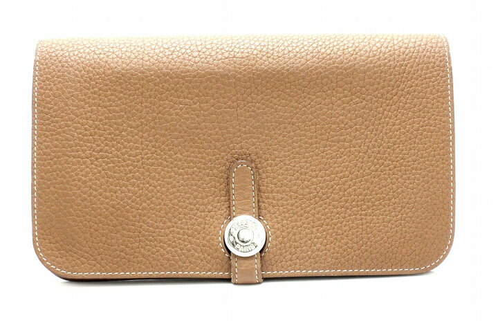 楽天市場】【財布】HERMES エルメス ドゴンGM 2つ折長財布 トゴ レザー  