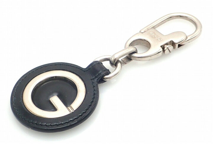 楽天市場】GUCCI グッチ チャーム レザー キーホルダー キーリング 