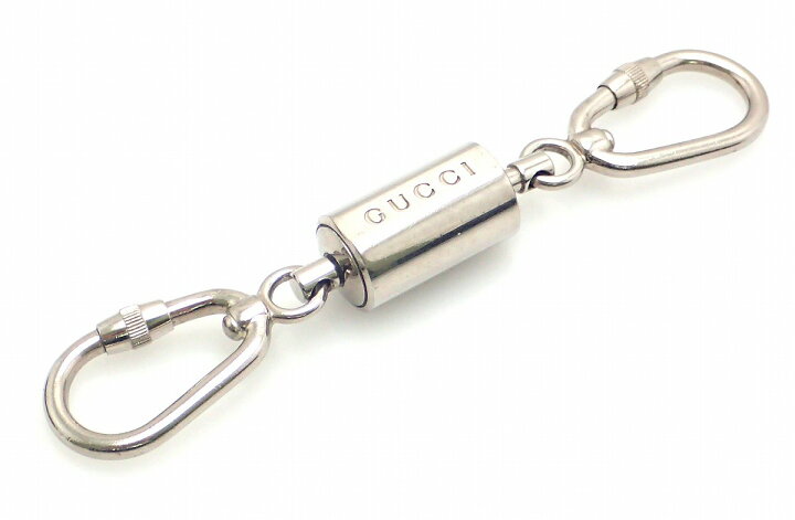 楽天市場】GUCCI グッチ チャーム ダブル キーホルダー キーリング 