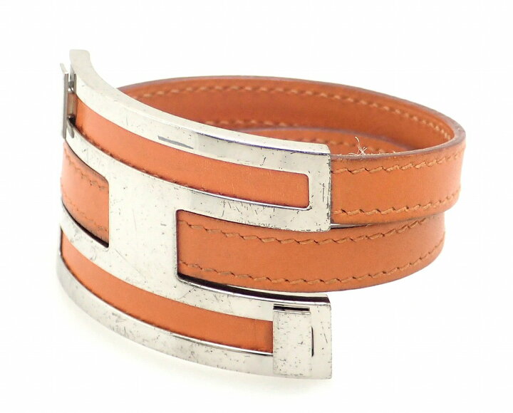 楽天市場】【ジュエリー】HERMES エルメス プスプス MM レザー 