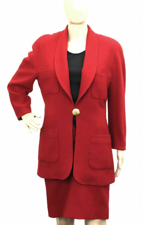 楽天市場】【アパレル】CHANEL シャネル スカートスーツ セットアップ  