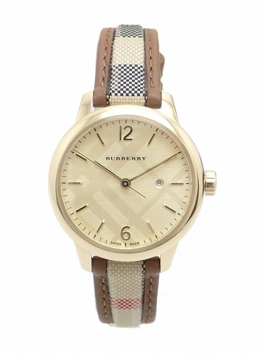 楽天市場】【ウォッチ】BURBERRY バーバリー ゴールド文字盤 GP  