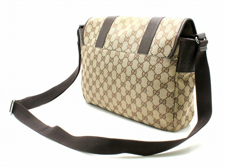 GUCCI ショルダーバッグ GGキャンバス/グッチ 145859 メッセンジャー 