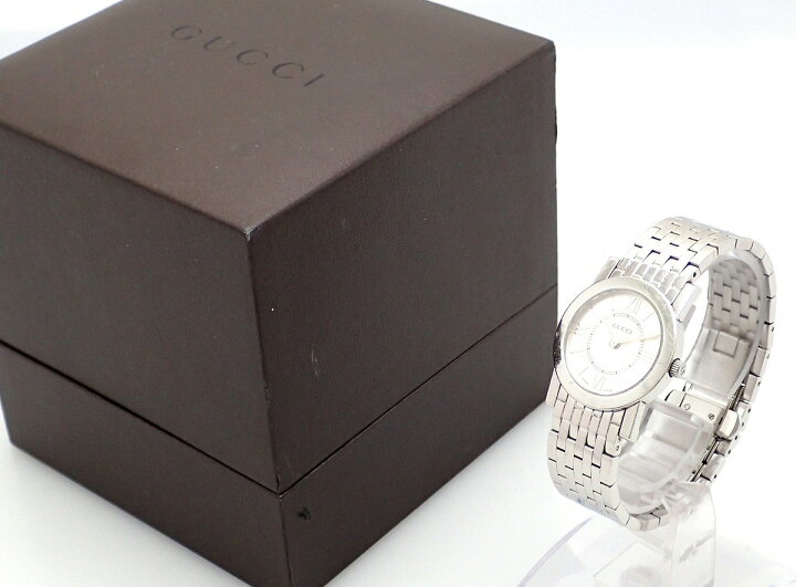 楽天市場】【ウォッチ】GUCCI グッチ シルバー文字盤 デイト SS  