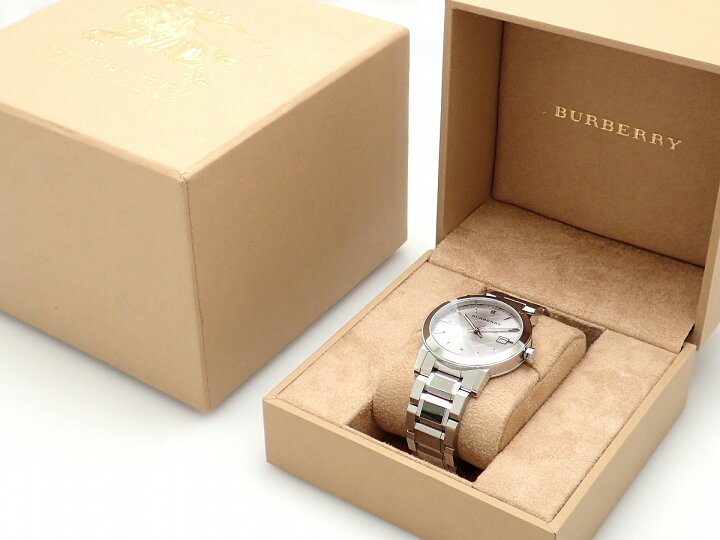 楽天市場】【ウォッチ】BURBERRY バーバリー シティ シルバーチェック 