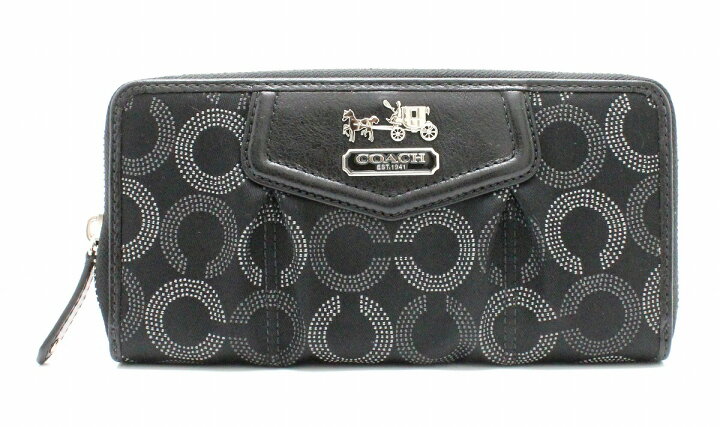 楽天市場】【未使用品】【財布】COACH コーチ マディソン ドッテッド 
