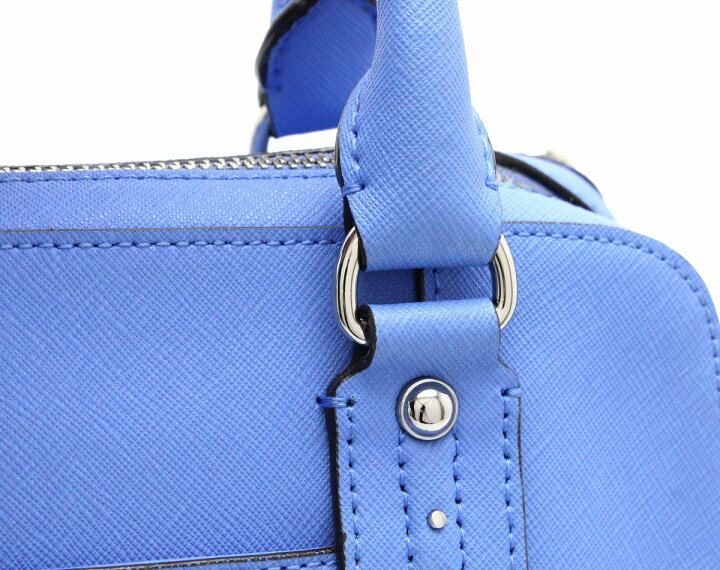 MICHAEL KORS ハンドバッグ ブルー モノグラム ショルダーバッグ 