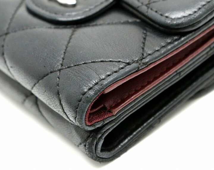 楽天市場】【財布】CHANEL シャネル マトラッセ ダブルホック Wホック 