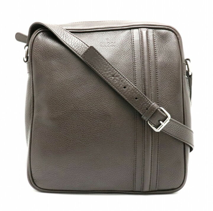 楽天市場】【バッグ】GUCCI グッチ ショルダーバッグ レザー ダーク 