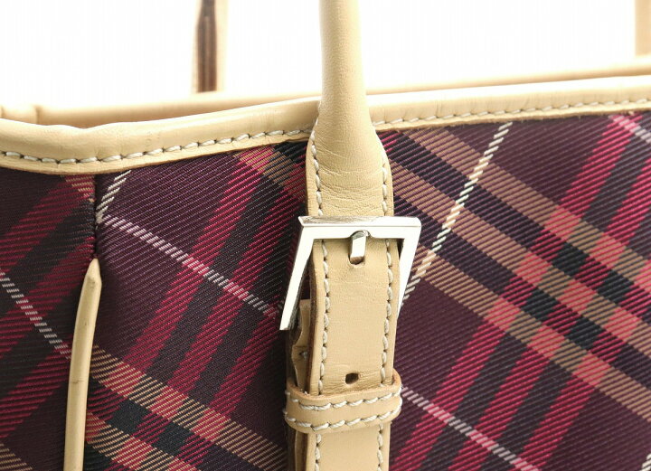 楽天市場】【バッグ】BURBERRY バーバリー ブルーレーベル チェック柄 