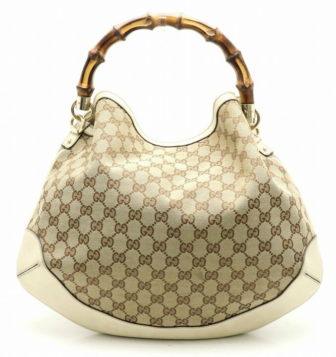 楽天市場】【バッグ】GUCCI グッチ GGキャンバス バンブー 