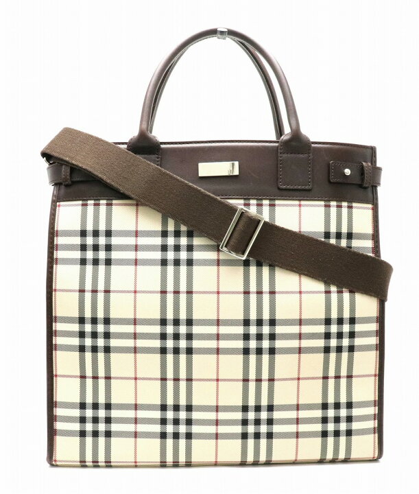 楽天市場】【バッグ】BURBERRY バーバリー トートバッグ ショルダー 