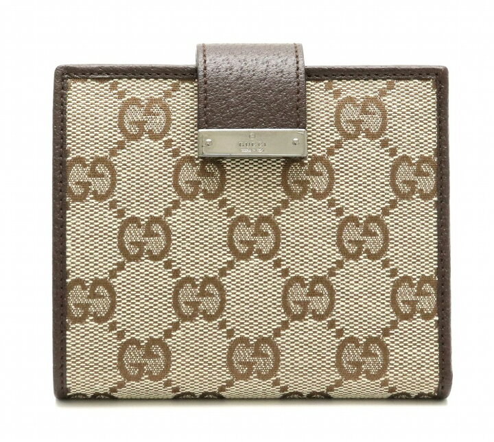 楽天市場】【未使用品】【財布】GUCCI グッチ GGキャンバス 2つ折り 