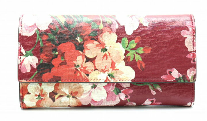 楽天市場】【財布】GUCCI グッチ ブルームス フラワープリント 2つ折り  