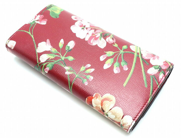 楽天市場】【財布】GUCCI グッチ ブルームス フラワープリント 2つ折り  