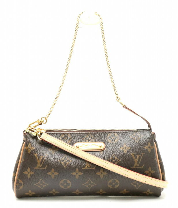 ルイヴィトン エヴァ モノグラム チェーン ショルダーバッグ 斜め掛け 