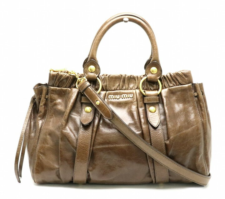 楽天市場】【バッグ】Miu Miu ミュウ ミュウ マテラッセ ハンドバッグ  