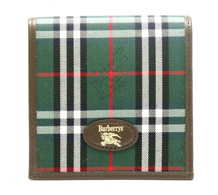 楽天市場】【財布】BURBERRY バーバリー 二つ折り財布 チェック柄 