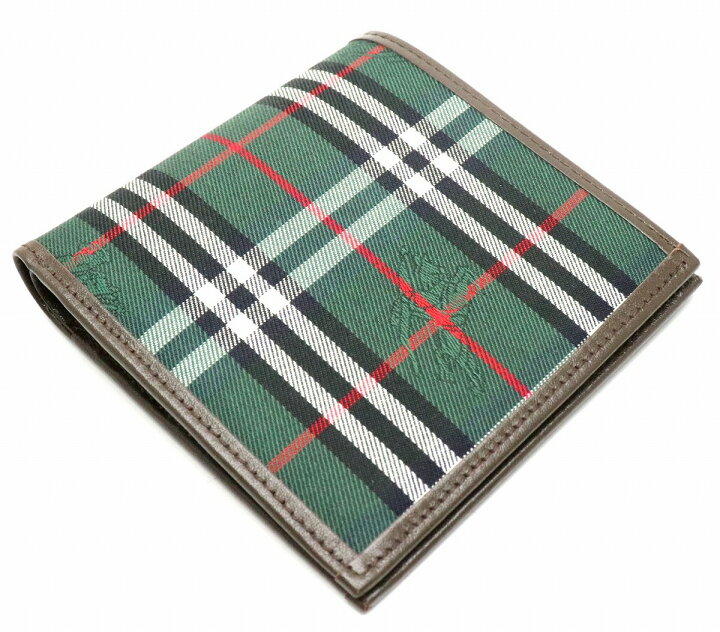 楽天市場】【財布】BURBERRY バーバリー 二つ折り財布 チェック柄 