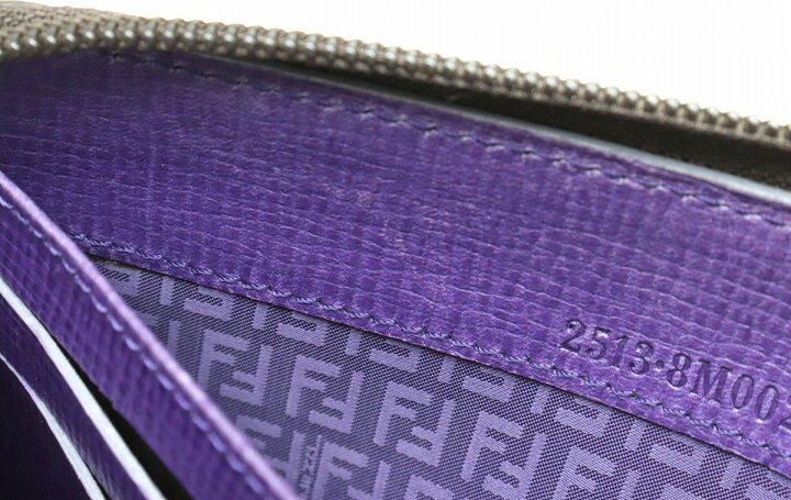楽天市場】【財布】FENDI フェンディ ズッカ柄 ラウンドファスナー 長 
