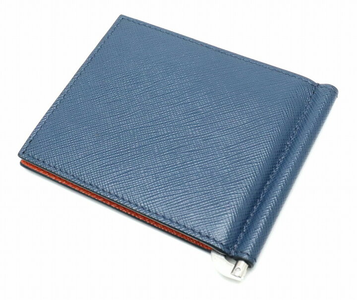 楽天市場】【財布】PRADA プラダ マネークリップ式 2つ折 札入れ 型  