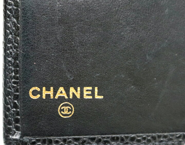 楽天市場】CHANEL シャネル ココマーク キャビアスキン カードケース  