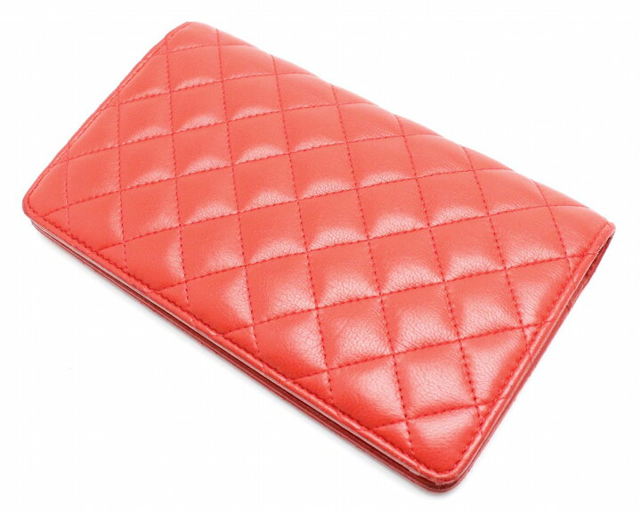 楽天市場】【財布】CHANEL シャネル マトラッセ キルティング 2つ折り  