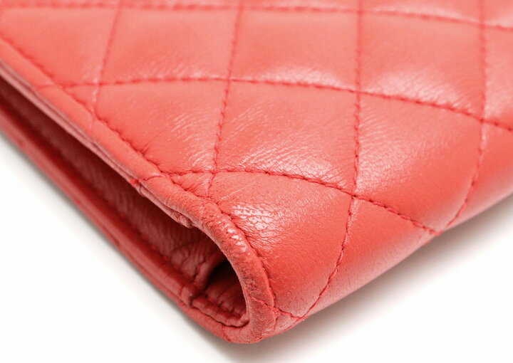 楽天市場】【財布】CHANEL シャネル マトラッセ キルティング 2つ折り 