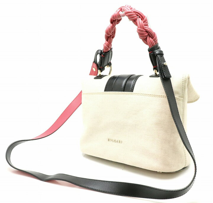 楽天市場】【バッグ】BVLGARI ブルガリ レオーニ 2WAY トートバッグ 