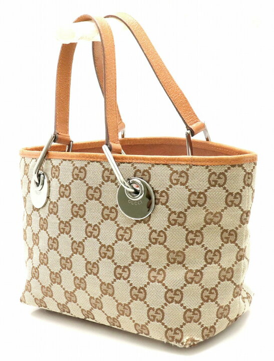 楽天市場】【バッグ】GUCCI グッチ GGキャンバス ミニトートバッグ 