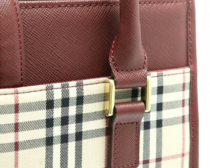 楽天市場】【バッグ】BURBERRY バーバリー トートバッグ ノバチェック 