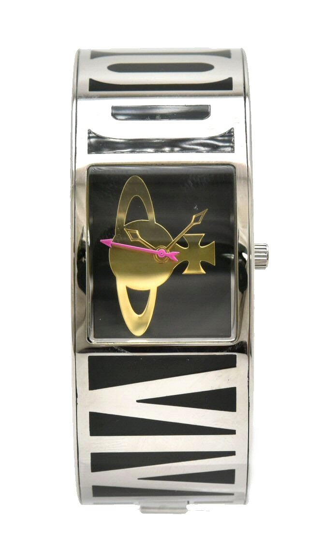 【新品未使用品】【ウォッチ】Vivienne Westwood ヴィヴィアン ウエストウッド オーブ バングル SS ブラック文字盤 レディース  クォーツ 腕時計 VV084BK【k】 | Blumin 楽天市場店