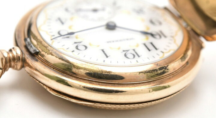 楽天市場】【ウォッチ】WALTHAM ウォルサム 1907年 懐中時計 14K 彫刻 