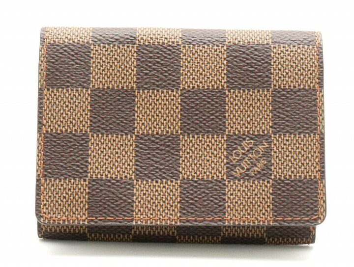 楽天市場】LOUIS VUITTON ルイ ヴィトン ダミエ アンヴェロップ カルト 