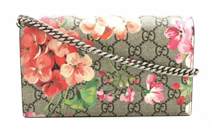 楽天市場】【未使用品】【財布】GUCCI グッチ GGスプリーム ブルームス  