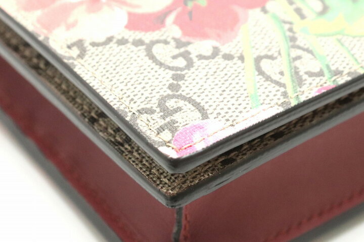 楽天市場】【未使用品】【財布】GUCCI グッチ GGスプリーム ブルームス  