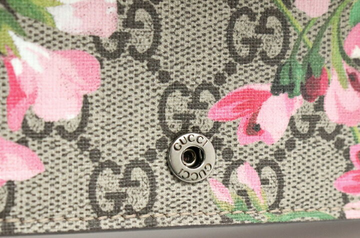 楽天市場】【未使用品】【財布】GUCCI グッチ GGスプリーム ブルームス  
