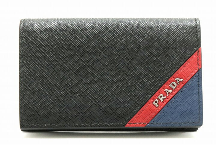 楽天市場】PRADA プラダ カードケース 名刺入れ 型押しレザー ロゴ 