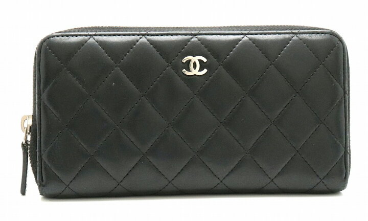 楽天市場】【財布】CHANEL シャネル マトラッセ ラウンドファスナー 長  