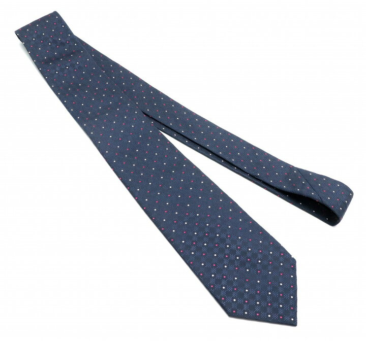 ルイヴィトン ビジネス Yシャツ ドット柄 スーツ ネクタイ シルク  