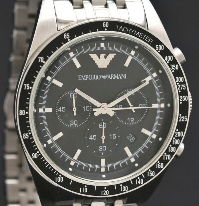 楽天市場】【ウォッチ】EMPORIO ARMANI エンポリオ アルマーニ クロノ 