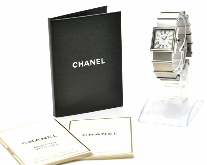 楽天市場】【ウォッチ】CHANEL シャネル マドモアゼル ホワイト文字盤 