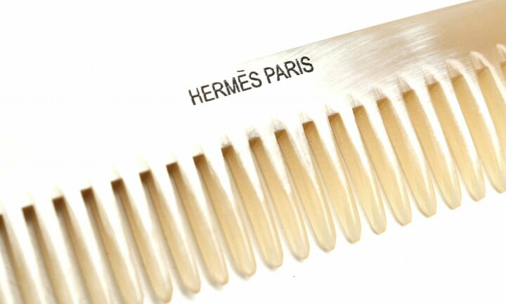 楽天市場】HERMES エルメス コーム 櫛 くし ケース付き バッファロー  
